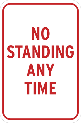 No_Standing_12x18_Vertical_1